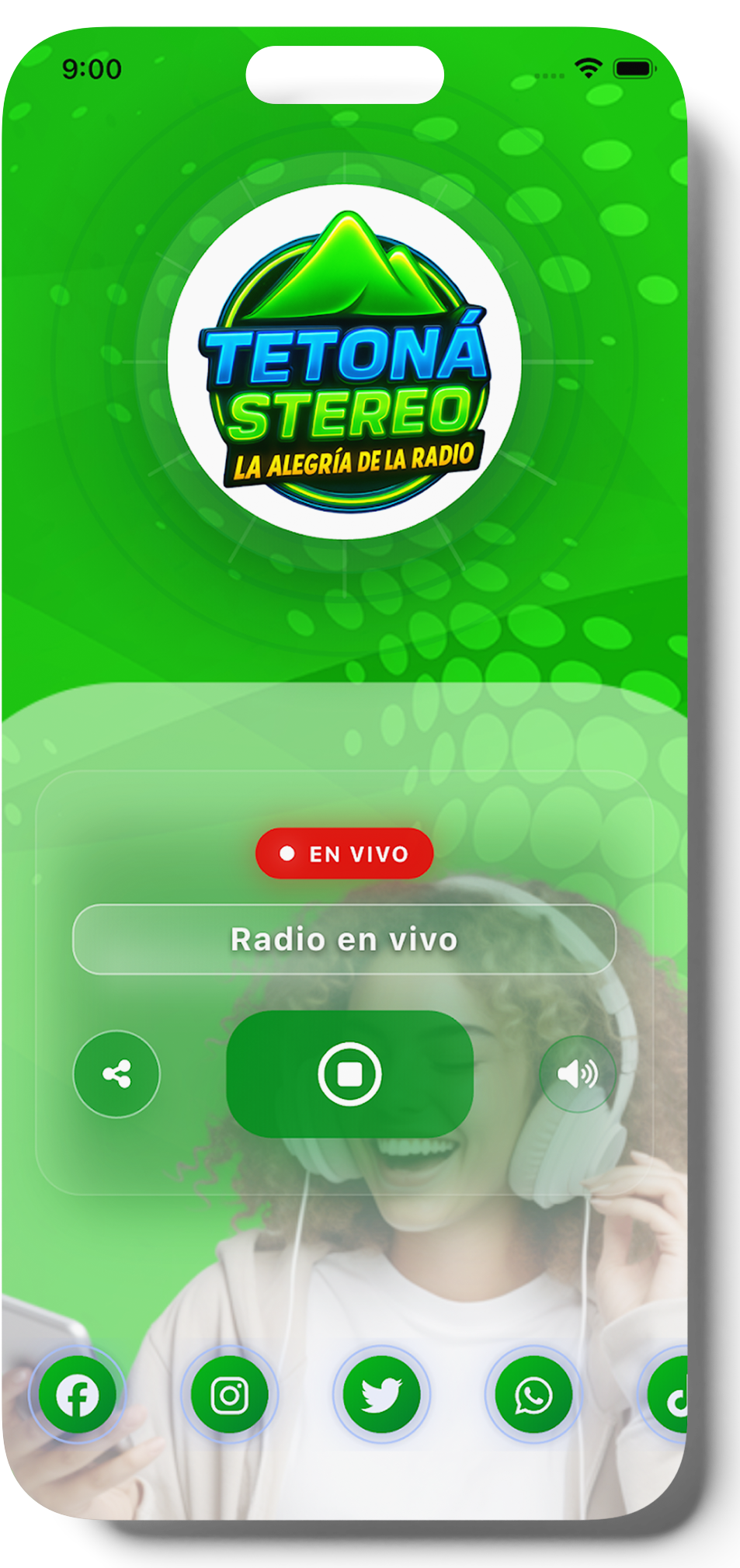 App Radio Asiserver Inicio